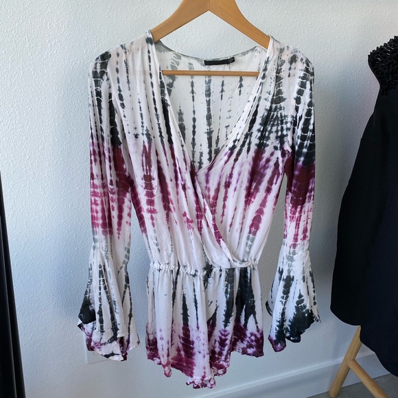 Indah-Parnell Romper-Tie Dye - Picture 1 of 3